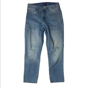 NYDJ Wide Cuff Capri Dayla Crop Jeans Women's Size 2